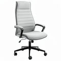 **Ergonomic Grey Office Chair with Adjustable Features**