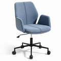 **Stylish Ergonomic Office Chair with Adjustable Height and Rolling Casters**