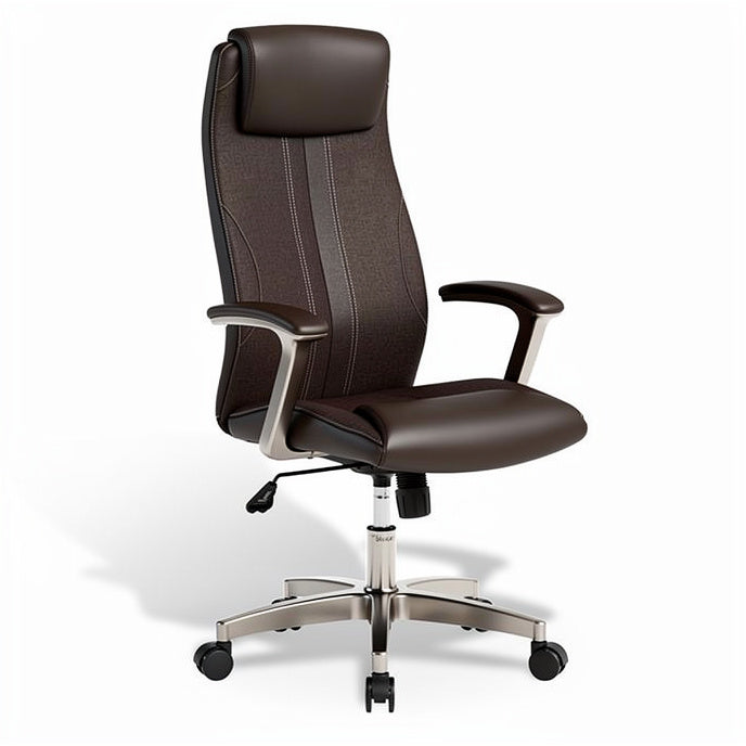 **Ergonomic High-Back Office Chair with Adjustable Features**